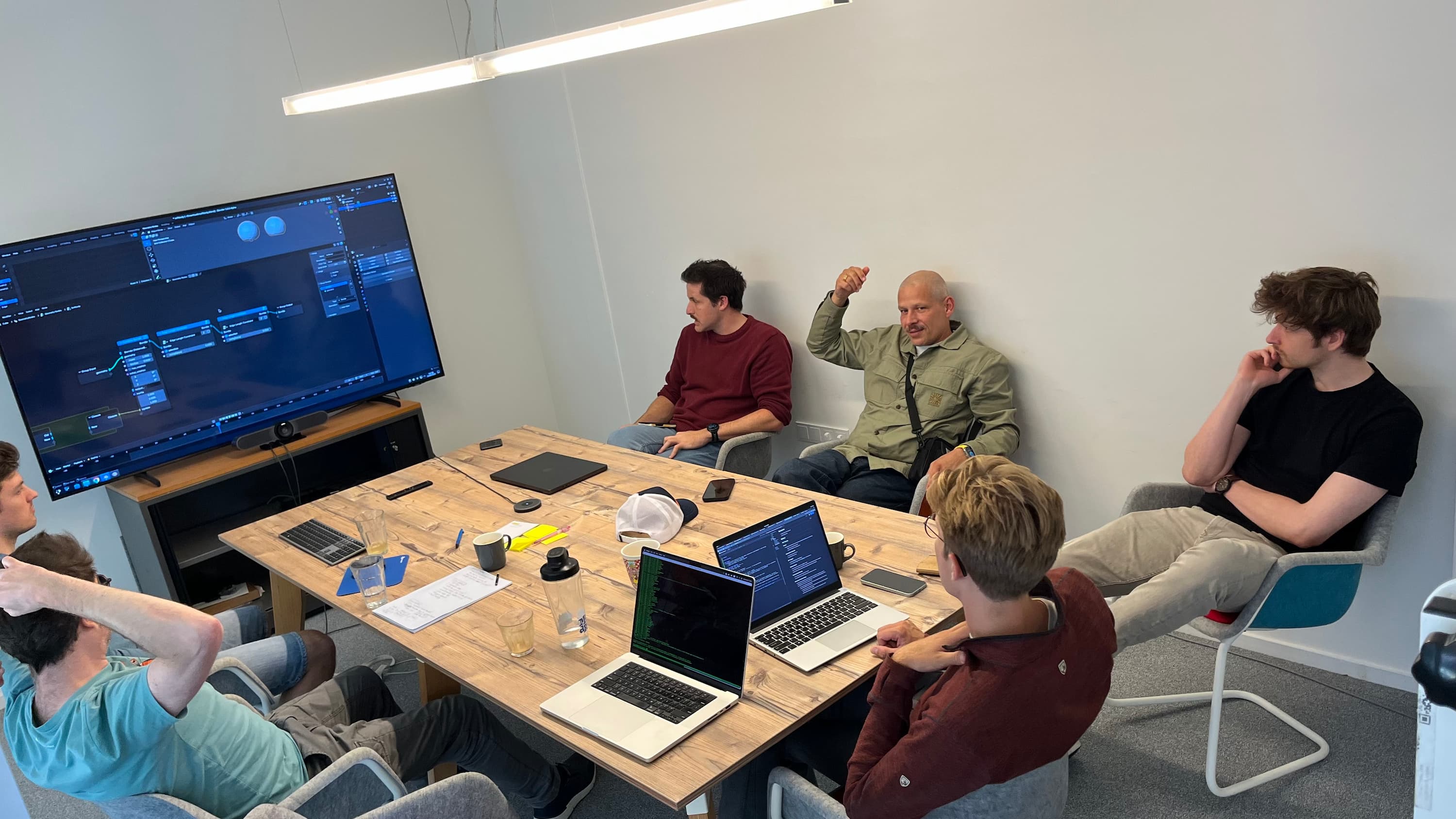 Photo taken in the meeting room during the workshop.