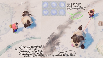 footstep textures wip