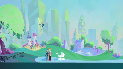 Concept Art Park Scene