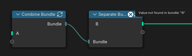 Missing item warning.