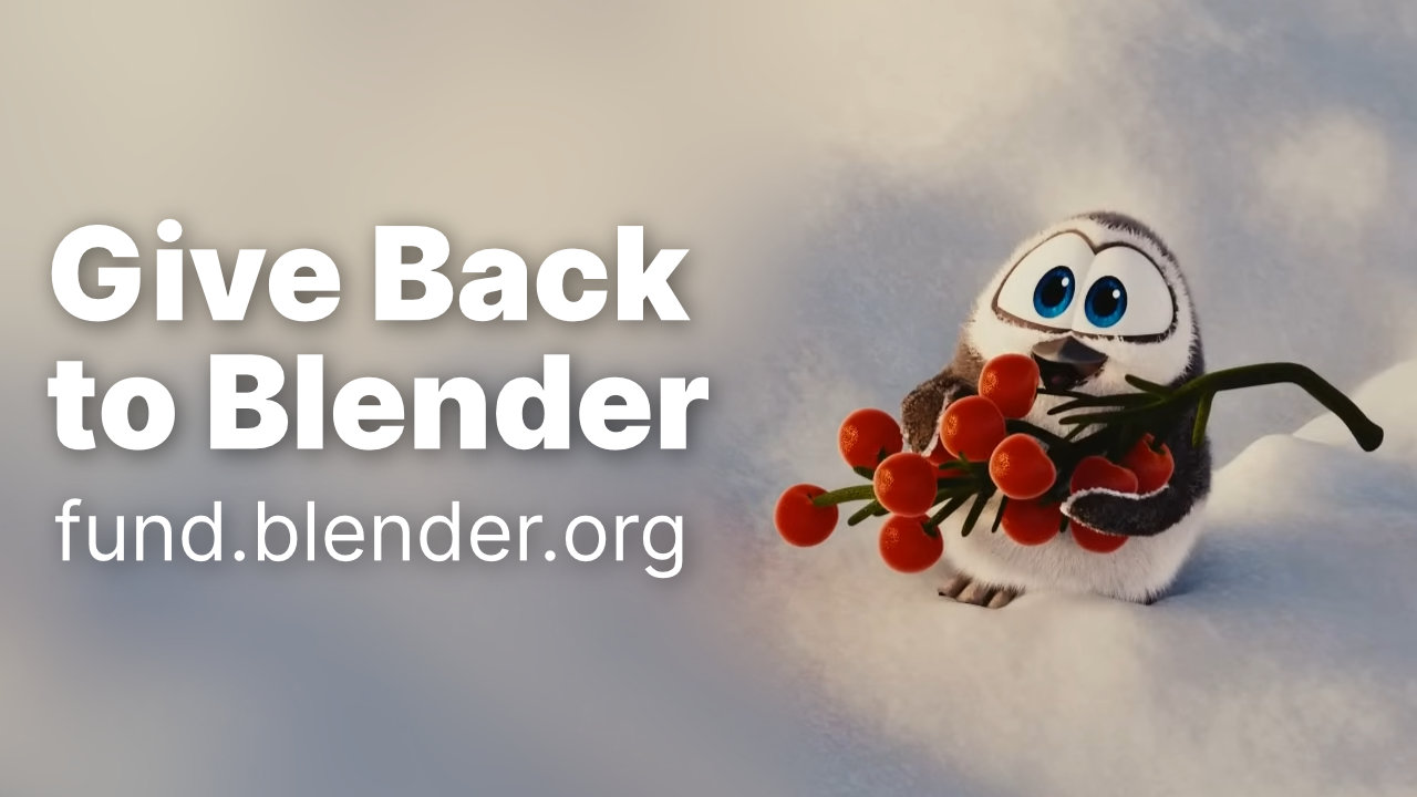 Give Back to Blender 2025